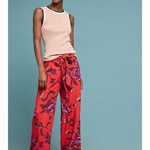 Anthropologie Margo Wide Leg Trousers